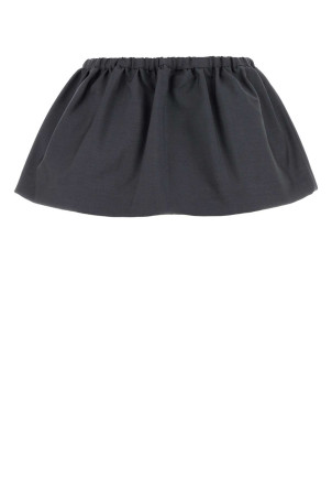 Dark grey mohair blend mini skirt MIU MIU (MG2526SOOO17NJ)