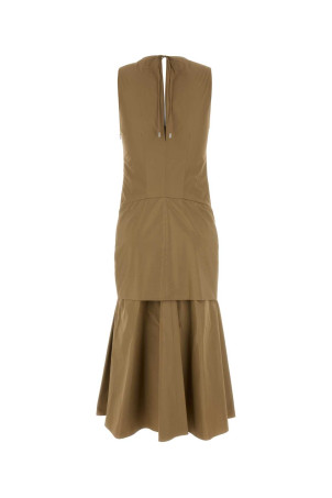 Camel poplin dress Beige LOEWE (S359Y09XJ9)