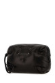 Black nappa leather Glam Slam clutch MAISON MARGIELA (SB1WB0006P8840)