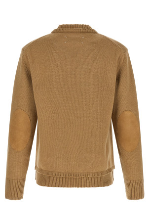 Светр з нашивкою Бежевий MAISON MARGIELA SI1GP0001S18064106F