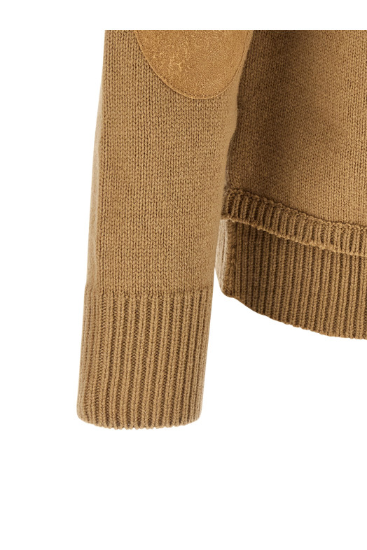 Свитер с нашивкой Бежевый MAISON MARGIELA SI1GP0001S18064106F