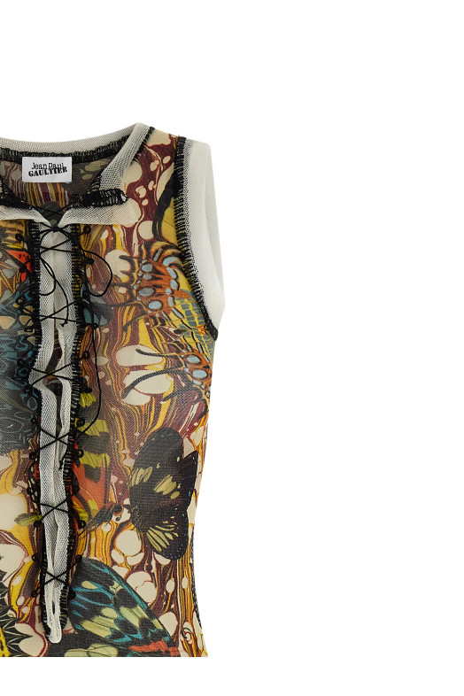 «Переиздание — платье «Желтый бабочка» Разноцветное 2601WDR133M020P1090