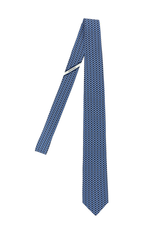 Галстук с принтом «Gancini» Синий 788905FBLUAZZURRO