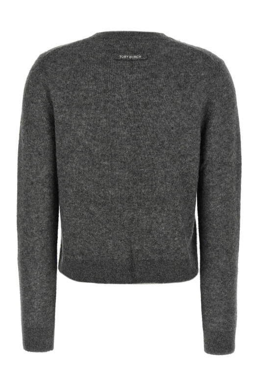 Embroidery cardigan Gray