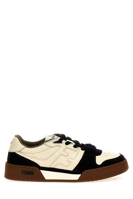 Кроссовки «Fendi Match» Черно-серые 7E1493AHH2F1FZB