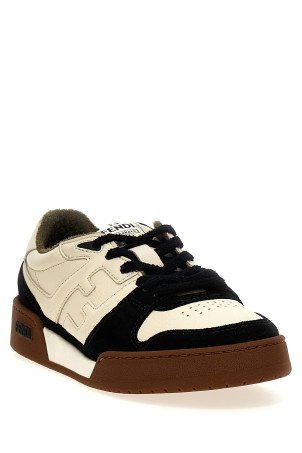 Кросівки «Fendi Match» Чорно-сірі 7E1493AHH2F1FZB