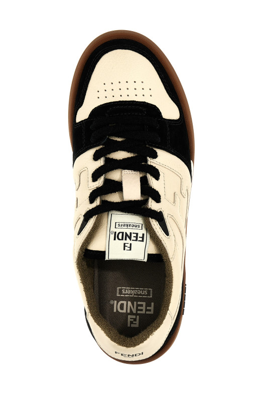 Кроссовки «Fendi Match» Черно-серые 7E1493AHH2F1FZB
