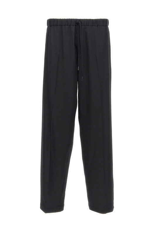 Wool pants Black