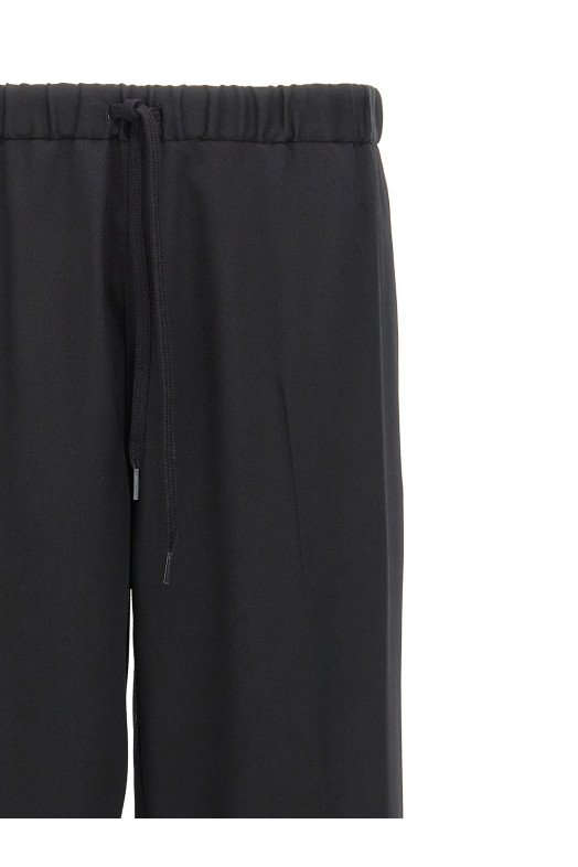 Wool pants Black
