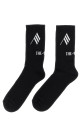 Носки с логотипом Черно-серые THE ATTICO 251WCAK00021414