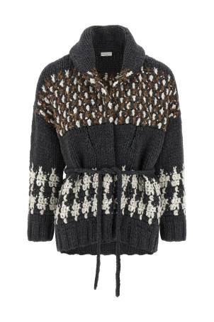 В'язаний кардиган Multicolor BRUNELLO CUCINELLI M52638506C2803