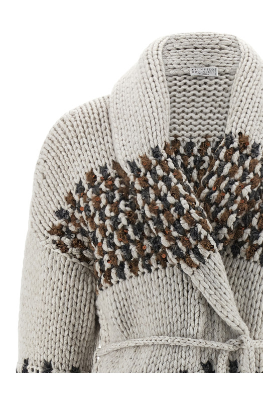 'OPERA Prince of Wales' cardigan Multicolor