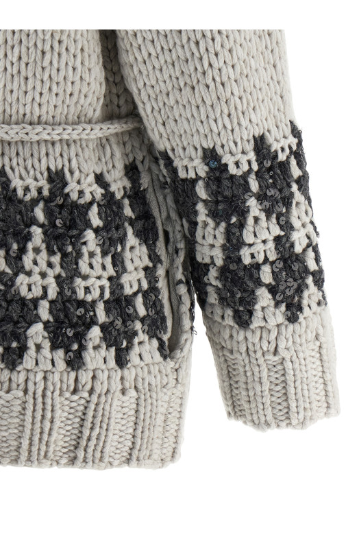 'OPERA Prince of Wales' cardigan Multicolor