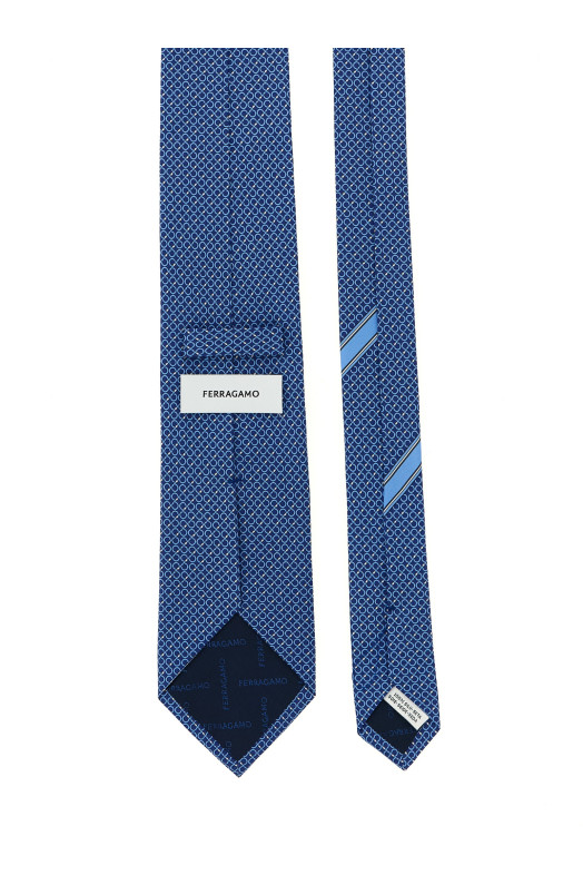 Галстук с принтом «Ганчини» Синий 788892FROYAL