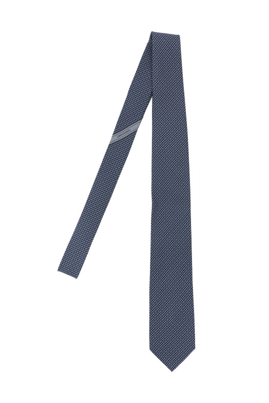 Галстук с принтом «Gancini» Синий 788891FNAVY