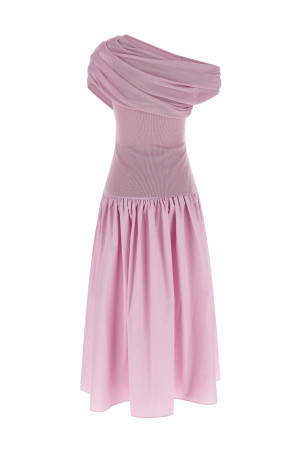 Сукня «Pink Cotton Draped Knit Midi» Рожева RS26108MPPINK