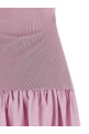 Платье «Pink Cotton Draped Knit Midi» Розовое RS26108MPPINK