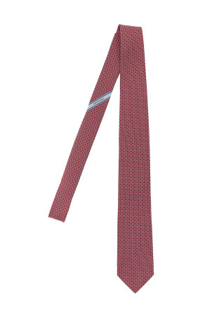 Галстук с принтом «Gancini» Красный 789052FROSSO