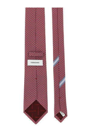 Галстук с принтом «Gancini» Красный 789052FROSSO