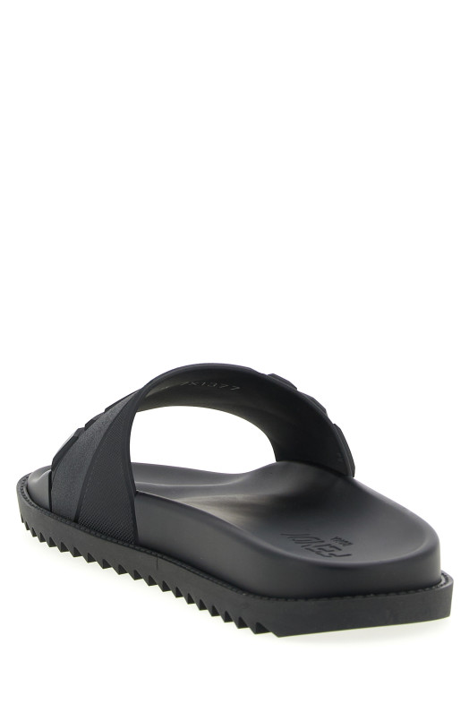 Logo band slides Black