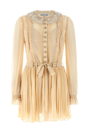 Сукня «Tan Pleated Georgette Mini» Жовта RS26034STTAN
