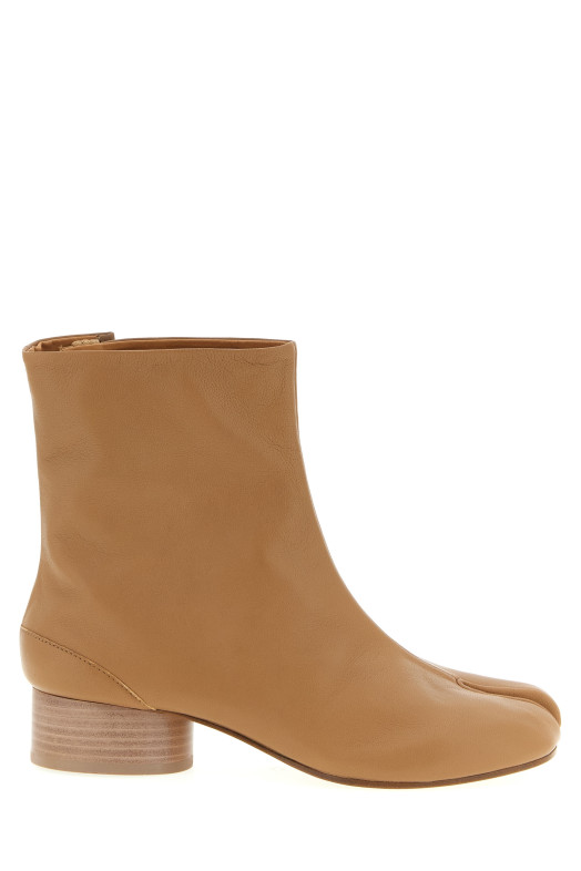 'Tabi' ankle boots Beige