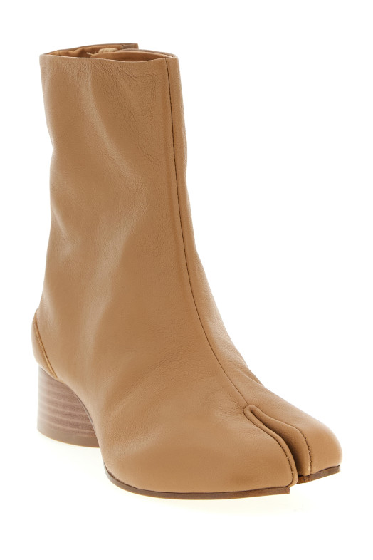 'Tabi' ankle boots Beige