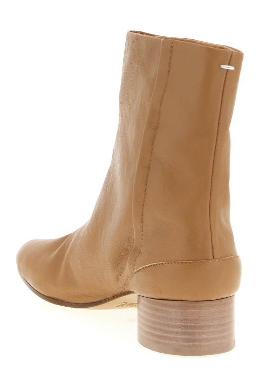 'Tabi' ankle boots Beige