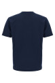 Logo embroidery t-shirt Blue