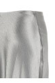 'Satin' skirt Gray