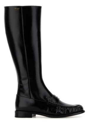 Black leather boots Black PRADA (1W201OFD020P39)