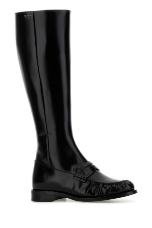 Black leather boots Black PRADA (1W201OFD020P39)