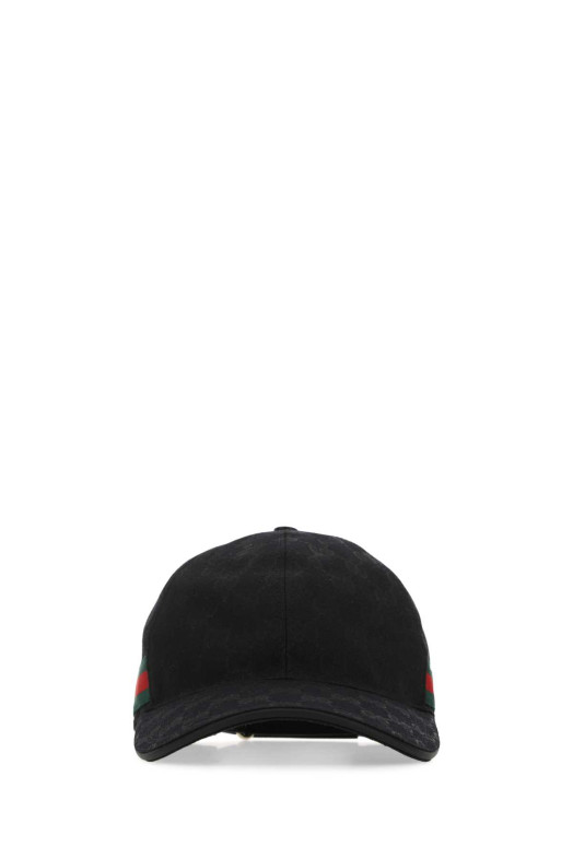 Black polyester blend baseball cap GUCCI (200035KQWBG)