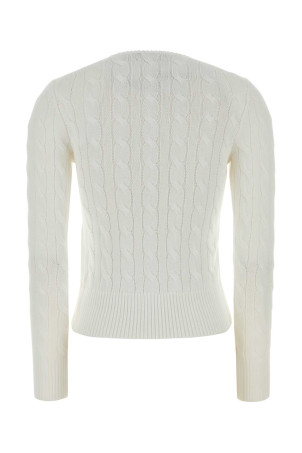 Білий бавовняний кардиган Blue POLO RALPH LAUREN (211971868)