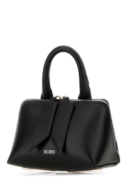Black leather mini Friday bag White THE ATTICO (231WAH00002LBT019AA)