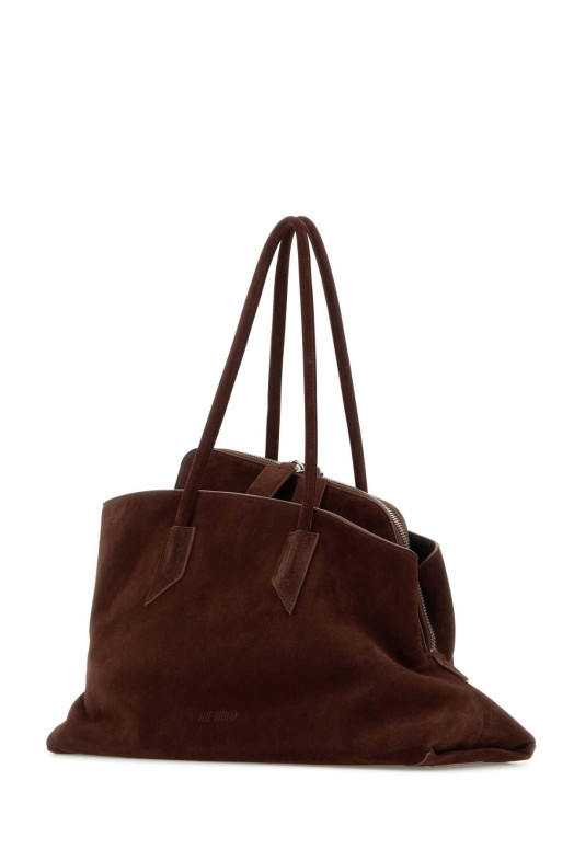 Brown suede La Passeggiata shopping bag Brown THE ATTICO (250WAH00054LBT007AA)
