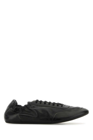 Black leather Collapse sneakers Black PRADA (2EG479FG0017V6)
