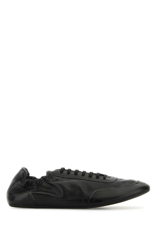 Black leather Collapse sneakers Black PRADA (2EG479FG0017V6)
