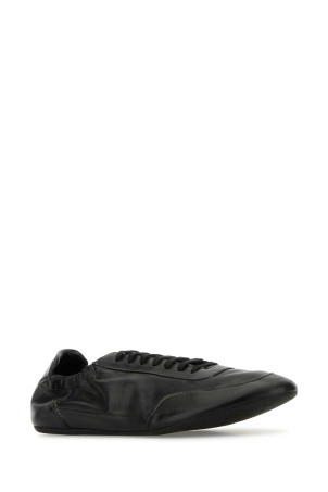 Black leather Collapse sneakers Black PRADA (2EG479FG0017V6)