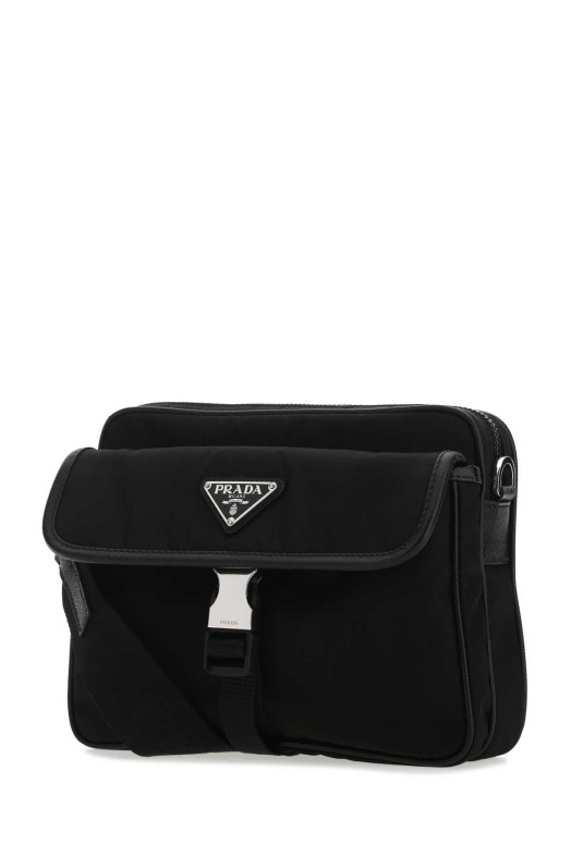 Black nylon crossbody bag Black PRADA (2VH133VXMP2DMH)