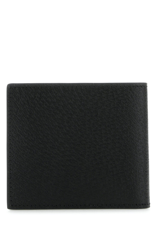 Black leather GG Marmont wallet Black GUCCI (428726DJ20T)