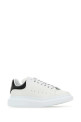 White leather sneakers with black leather heel ALEXANDER MCQUEEN (553680WIAIG)