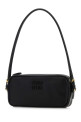 Черная кожаная сумка через плечо Black MIU MIU (5NE024AF8W)