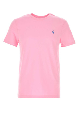Рожева бавовняна футболка POLO RALPH LAUREN (710671438)