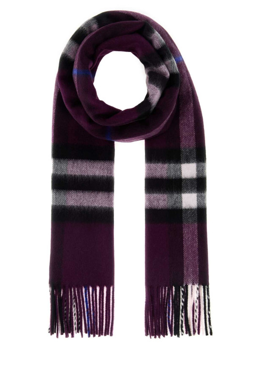 Embroidered cashmere scarf BURBERRY (8091007)