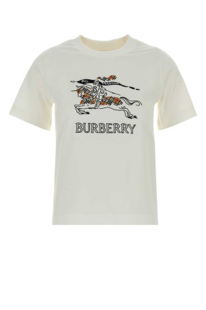 White cotton t-shirt BURBERRY (8121038)