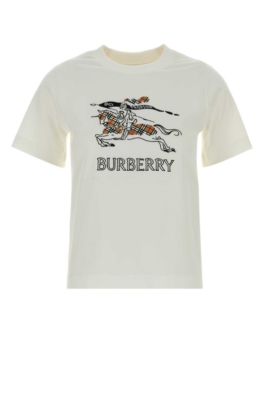 White cotton t-shirt BURBERRY (8121038)