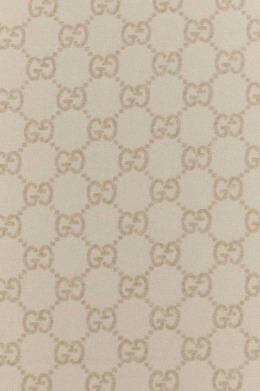 Вышитый кашемировый двусторонний шарф GUCCI (8123173GAC0)