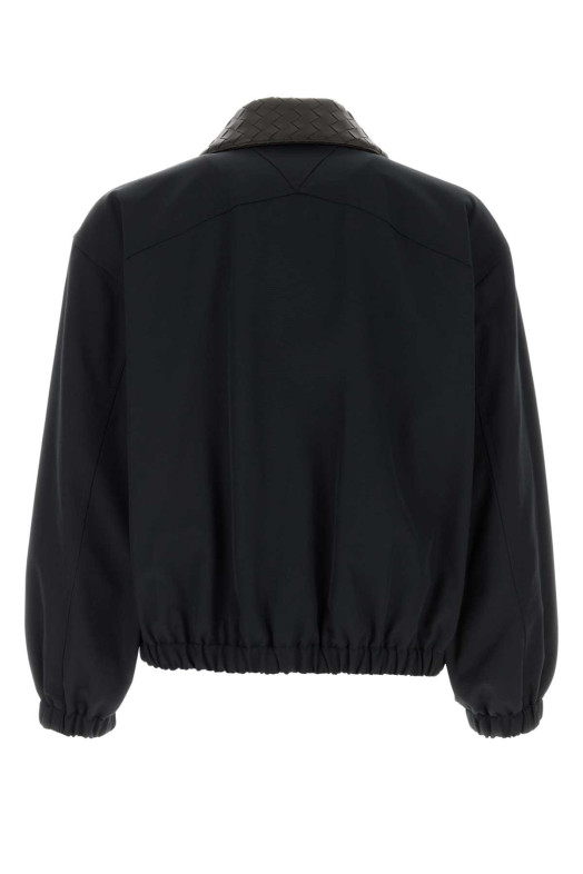 Куртка из технического хлопка цвета «полуночный синий» BOTTEGA VENETA (829896V5O50)