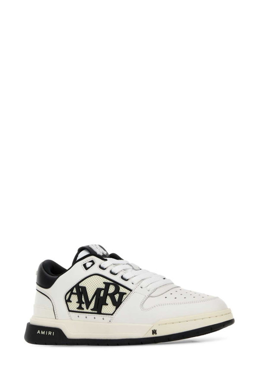 Two-tone leather Classic Low sneakers White/Black AMIRI (AMFOSR1101)